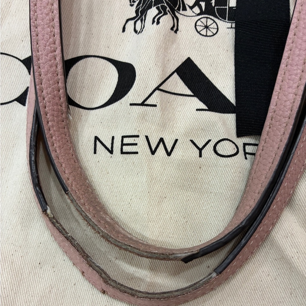 Coach Pink Women's tote Bag-preowned - Picture 12 of 13